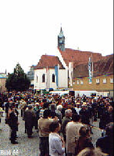 Einzug in die Basilika