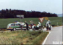 Verkehrsabsperrung