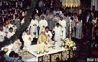 Gemeinsamer Gottesdienst mit den Pilgern