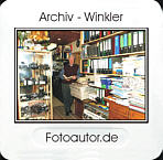 Herbert Winkler im Archiv Vorraum