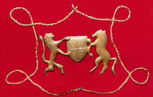 Kupferwappen Herbert Winkler Zinnwappen