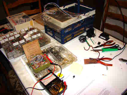 Elektronikbau fr die  Steuerung