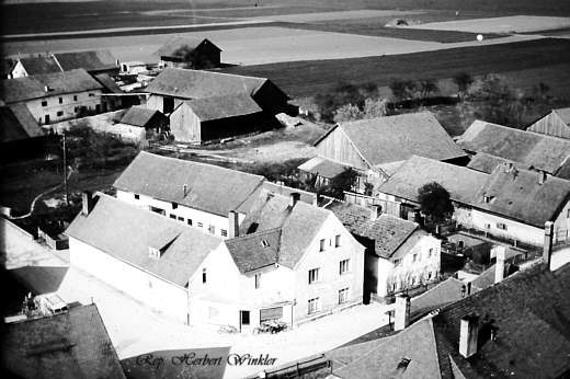 Bereich um die Metzgerei Rath um 1950