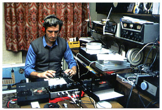 Studioarbeit Diavertonung Herbert Winkler  in den 80iger Jahren