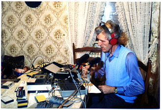 Herbert Winkler Wohnzimmerstudio in den 80iger Jahren
