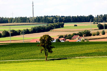 Blickrichtung Kfering Oberhinkofen - Foto Herbert Winkler
