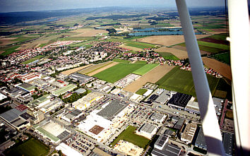 Ein Blick auf das Neutraublinger Industriegelände
