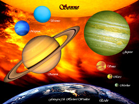 Mein Universum  meine Vorstellung  Grafik Herbert Winkler